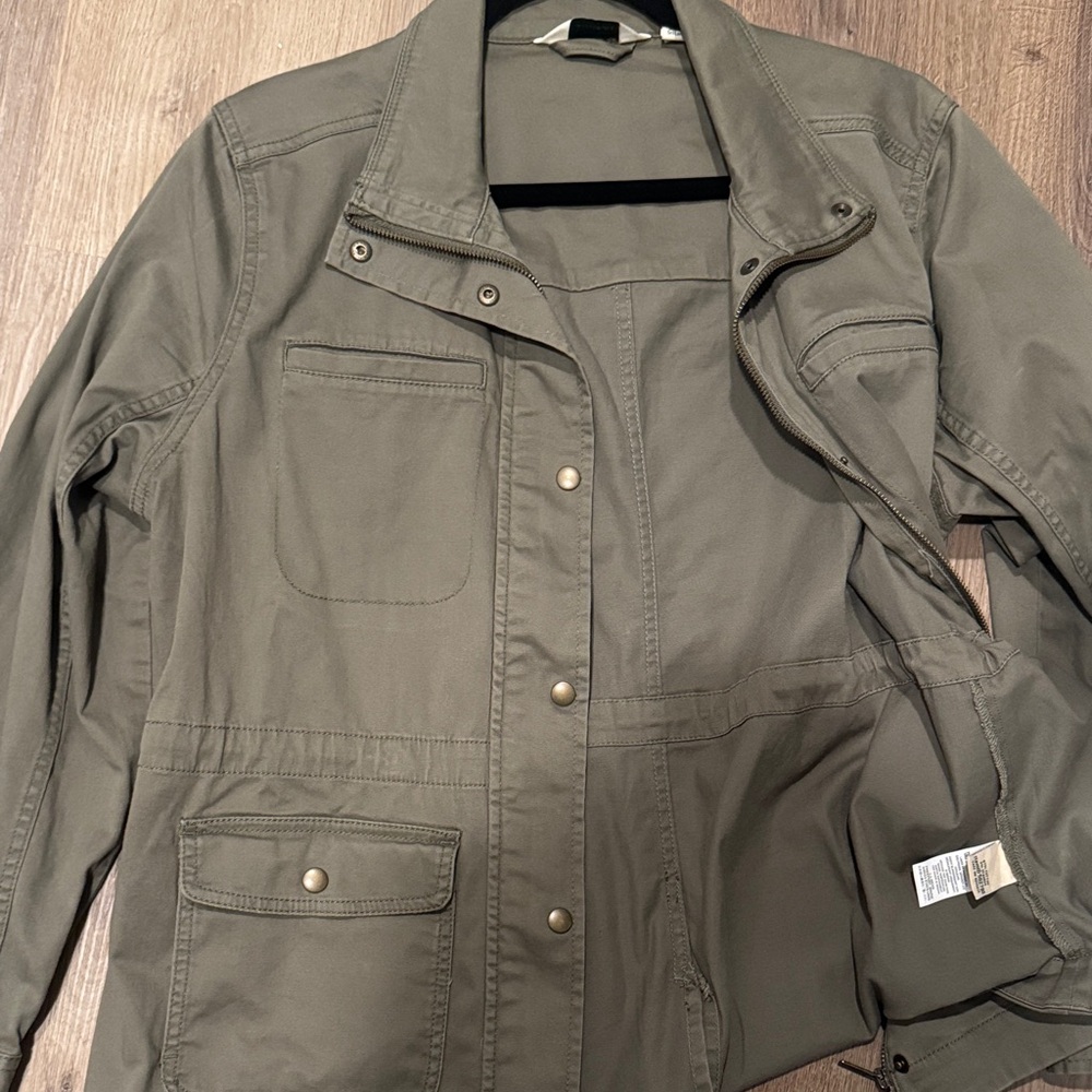 L.L. Bean army green utility Jacket